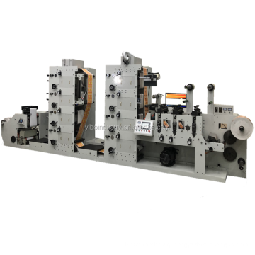narrow type  Flexographic / flexo Printing Machine with two UV (320-2color) for paper cup and plastic film